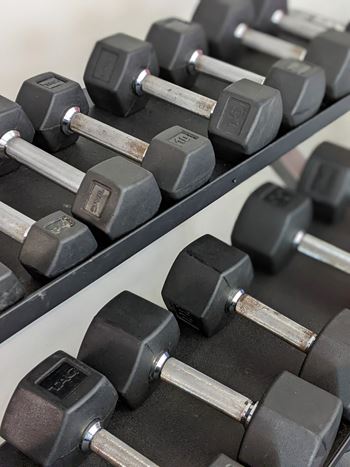24-Hour fitness center with trx, free weights, and cardio equipment